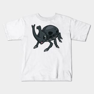 Kawaii rhinoceros beetle Kids T-Shirt